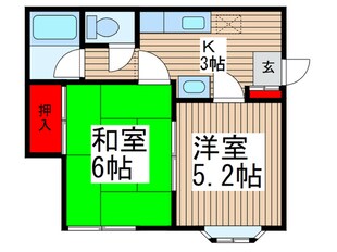 ビクトリアハイツの物件間取画像